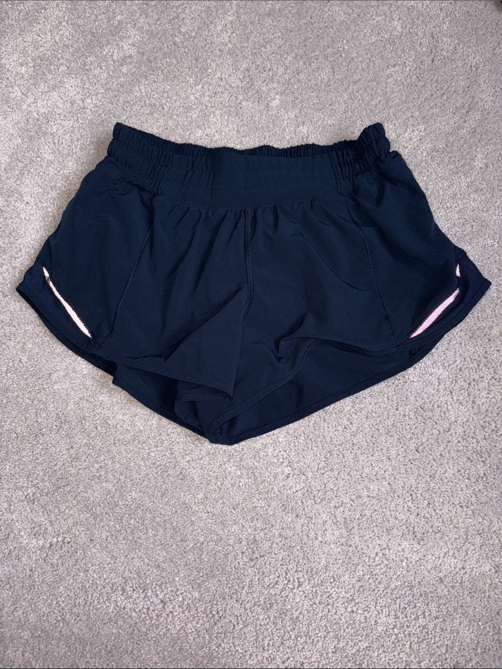 Women’s Navy Athletic Shorts from Lululemon